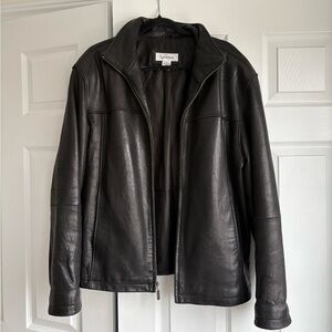 Genuine Leather Calvin Klein Jacket